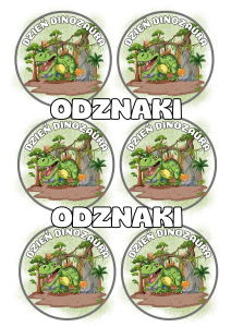 Dzień Dinozaura - Odznaki/ Medale