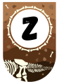 Dzień Dinozaura - Napis/ Girlanda