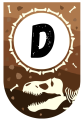Dzień Dinozaura - Napis/ Girlanda 1