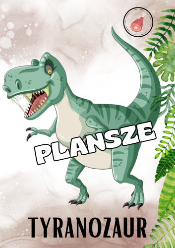 Dzień Dinozaura - Plansze z nazwami dinozaurów