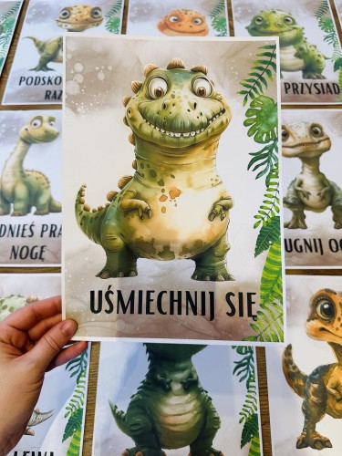 Dzień Dinozaura- Karty ruchowe 