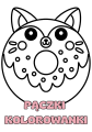 Tłusty Czwartek- Pączki Kolorowanki