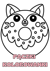 Tłusty Czwartek- Pączki Kolorowanki