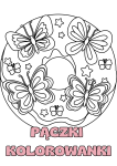 Tłusty Czwartek- Pączki Kolorowanki 