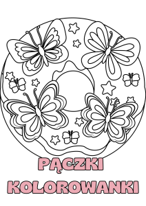 Tłusty Czwartek- Pączki Kolorowanki 