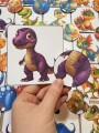 Dzień Dinozaura - Dopasuj Kółeczka 