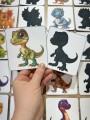 Dzień Dinozaura - Dopasuj Cienie 