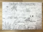 Dzień Dinozaura- Kolorowanka XXL