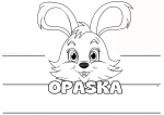 Wielkanoc - Opaski Kolorowe/ Biało Czarne Zajączki