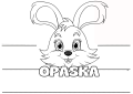 Wielkanoc - Opaski Kolorowe/ Biało Czarne Zajączki 