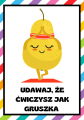 Karty Ruchowe  - Warzywa i Owoce 
