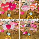Walentynki - Elementy do Fotobudki 