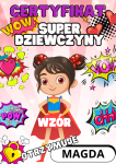 Dzień Kobiet - Certyfikat Super Dziewczyny z Twarzami 