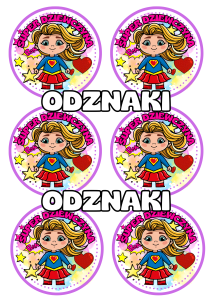  Odznaki Super Dziewczyny (wzór 1)