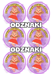  Odznaki ( wzór 3) - Dzień Dziewczyny