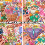 Dwustronne Dekoracje Wiosenne - (wersja 2 ) - Wiosna