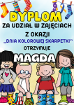 Dzień Kolorowej Skarpetki - Dyplom z możliwością edycji tekstu