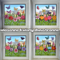 Dekoracje Wiosenne Dwustronne - Kwiaty i Motyle - Wiosna