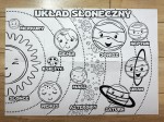  Układ Słoneczny - Kolorowanka XXL - Dzień Kosmosu / Kosmos