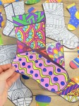 Dzień Kolorowej Skarpetki- Projektowanie Skarpetek 