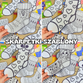 Dzień Kolorowej Skarpetki- Szablony Skarpetek 