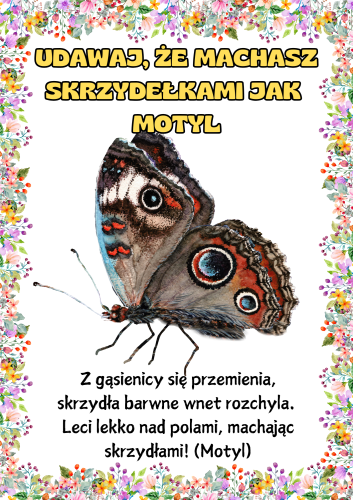 Wiosna/ Pierwszy Dzień Wiosny- Karty Ruchowe