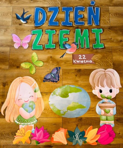 Dekoracje na Dzień Ziemi ( wzór 1)