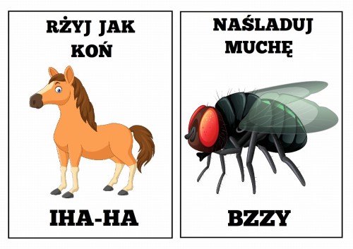 Onomatopeje- Karty Dźwiękonaśladowcze