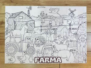 Na Wsi/ Farma/ Zwierzęta Wiejskie - Farma- Kolorowanka XXL