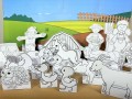 Na Wsi/ Farma/ Zwierzęta Wiejskie- Praca Plastyczna- Elementy Stojące 