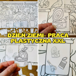 Praca Plastyczna XXL - Sortowanie Śmieci - Dzień Ziemi