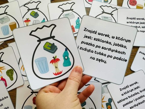 Znajdź Worek Według Opisu- Dzień Ziemi