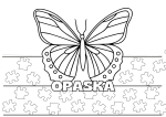 Dzień Autyzmu - Opaska Biało-Czarna 3