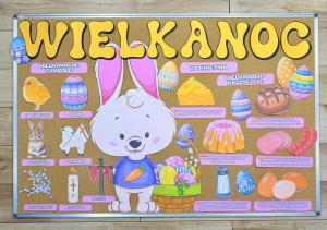 Wielkanocna Gazetka  - Gazetka / Dekoracje z napisami - Wielkanoc