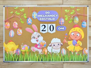  Do Wielkanocy zostało/ Odliczanie -  Dekoracje/ Gazetka Wielkanoc