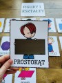Figury i Kształty- plansze z napisami i ilustracjami PL