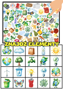  Znajdź Elementy na Planszy XXL  - Dzień Ziemi