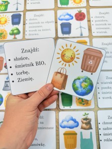  Znajdź  Kartę/Elementy  Według Opisu - Dzień Ziemi