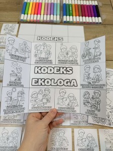 Kodeks Ekologa- Książeczka Składana Dwustronna/ wklejka - Dzień Ziemi 