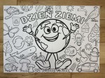 Kolorowanka XXL ( wzór 1 ) - Dzień Ziemi