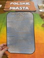 Mapa XXL  z miastami w Polsce - Dzień Niepodległości / Święto Konstytucji 3 Maja / Polska 
