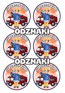 Dzień Strażaka- Odznaki Superstrażaka