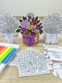  Bukiet stojący 3D- Dzień Mamy i Taty/ Dzień Rodziny