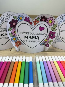Serca stojące 3D- Dzień Mamy i Taty 