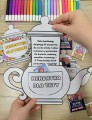 Dzbanek z herbatką i życzeniami - Dzień Mamy i Taty/ Dzień Rodziców