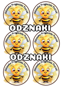 Odznaki Przyjaciela Pszczół ( wzór 1) - Dzień Pszczoły