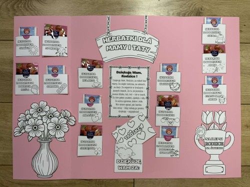 Dzień Mamy i Taty - Lapbook z herbatkami dla rodziców