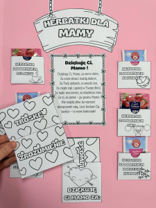 Dzień Mamy i Taty - Lapbook z herbatkami dla Mamy 