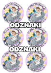 Odznaki/ Medale Małego Astronauty -  Dla Chłopca i Dziewczynki - Dzień Kosmosu-/ Kosmos 