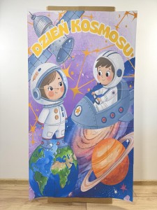  Plakat XXL ( wzór 1) - Dzień Kosmosu